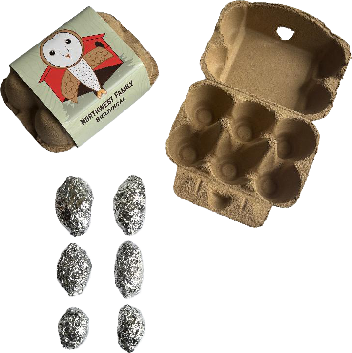 Variety Size Owl Pellet Kit 6-pack